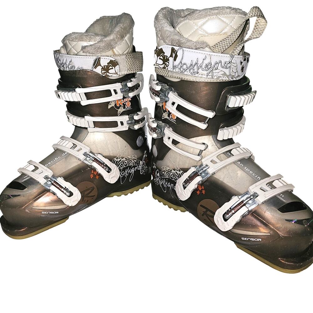 Rossignol Women Ski Boots Kiara 70 Sensor Rose Pink Size 25.5 (8.5 U.S) 255mm